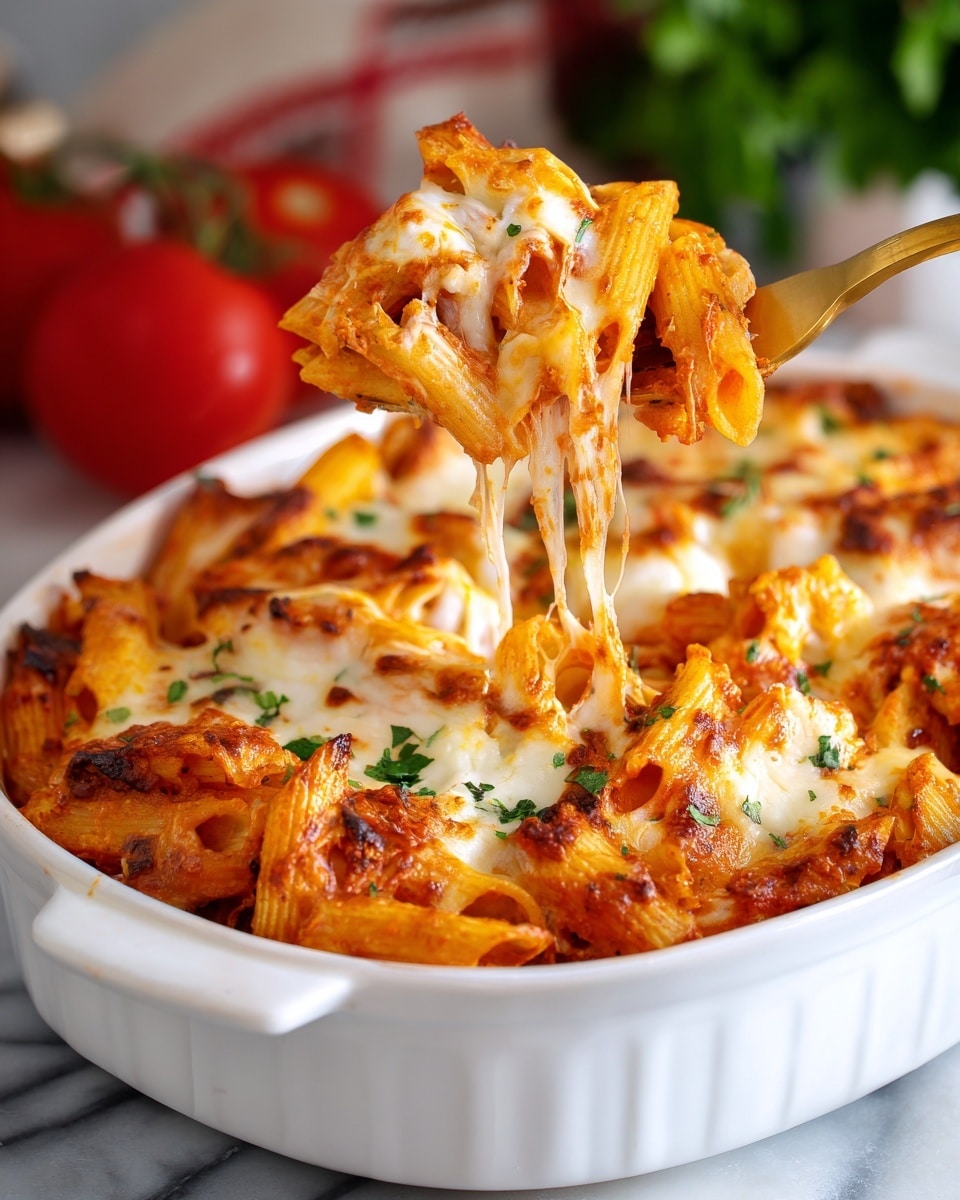 Instant Pot Chicken Parmesan Pasta Recipe - Recipe Image