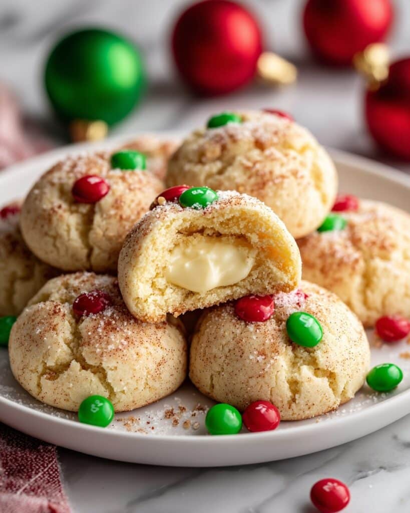 Christmas Cheesecake Snickerdoodles Recipe
