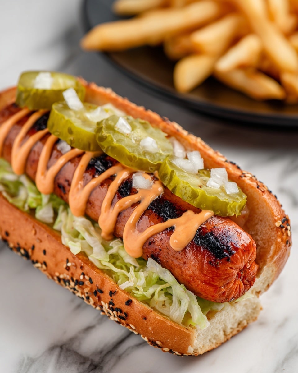 Big Mac Hot Dogs Recipe - Recipe Image