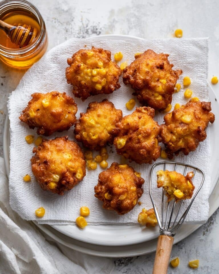 Crispy and Golden Corn Fritters Recipe