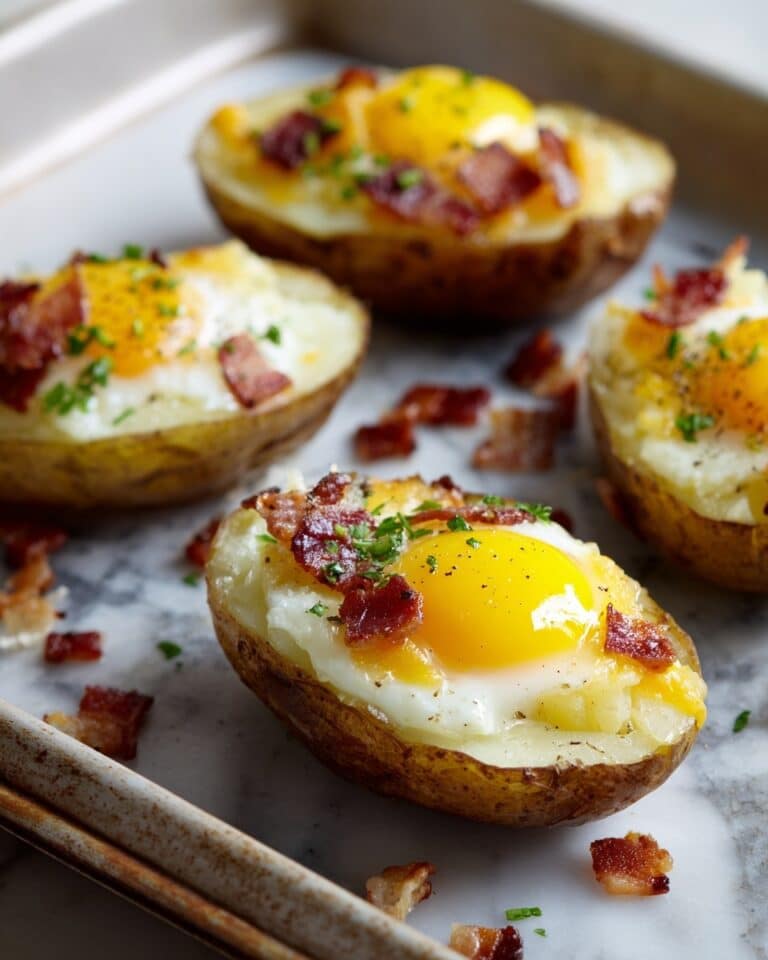 Twice Baked Loaded Breakfast Potatoes Recipe