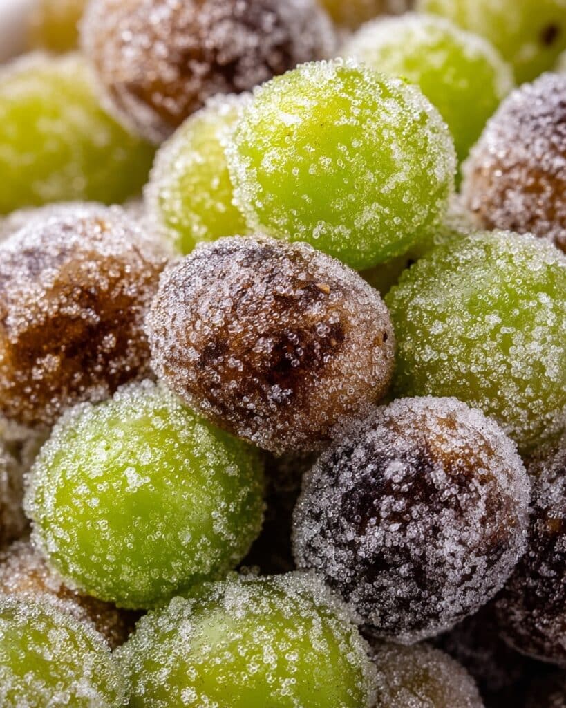 Healthy Sour Candy Frozen Grapes Recipe