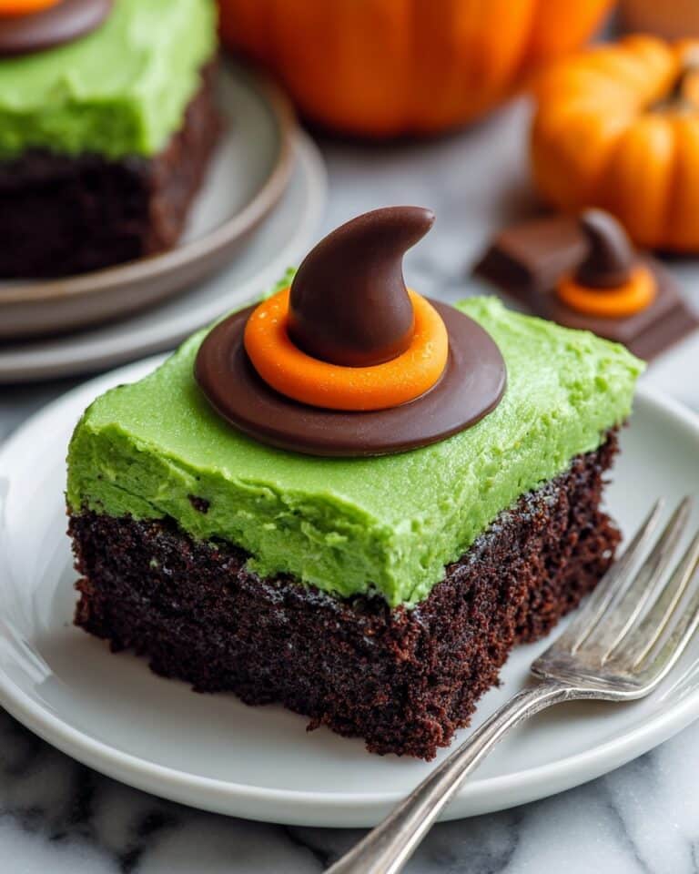 Melting Witch Poke Cake Recipe