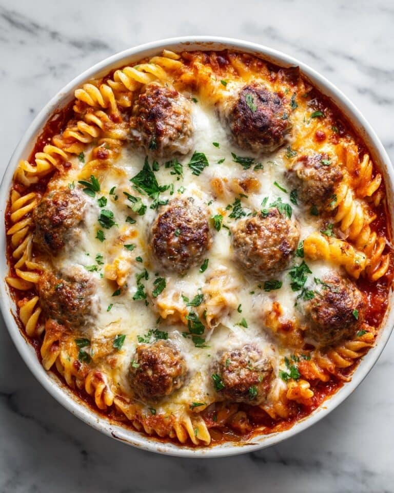 Dump and Bake Meatball Casserole Recipe