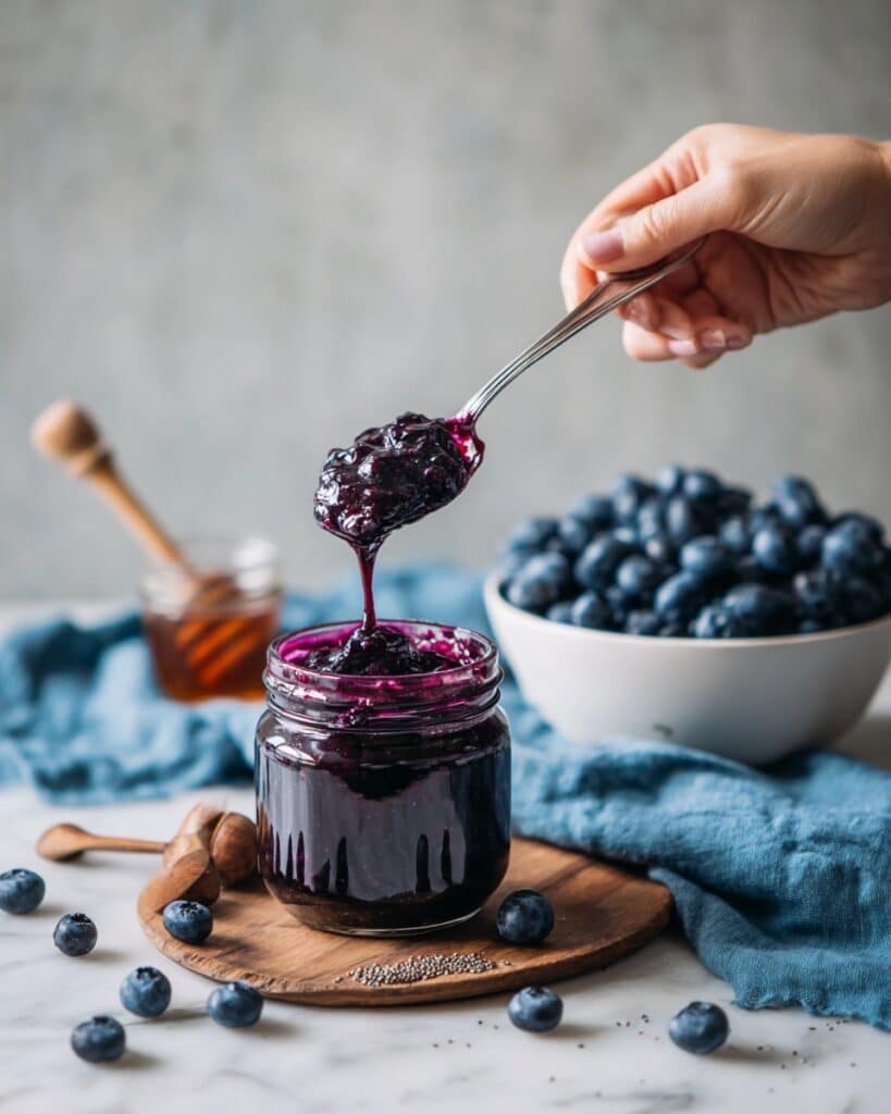 Homemade Blueberry Chia Seed Jam Recipe