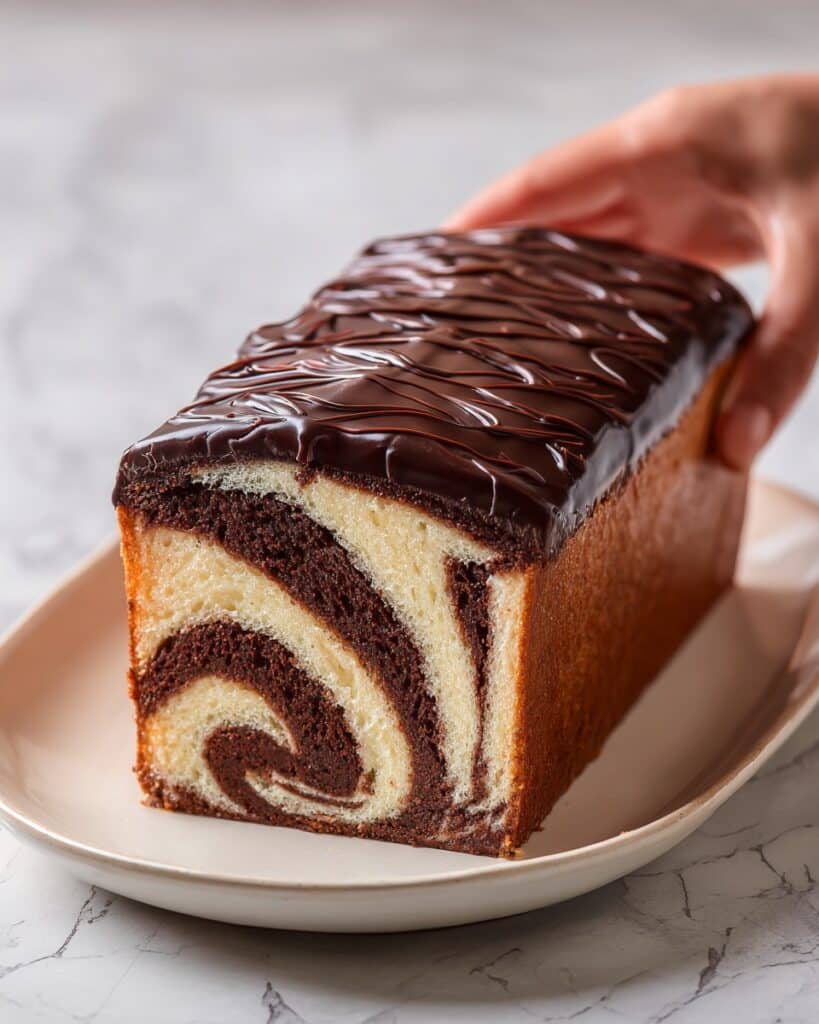 Double Chocolate Ricotta Marble Cake Recipe