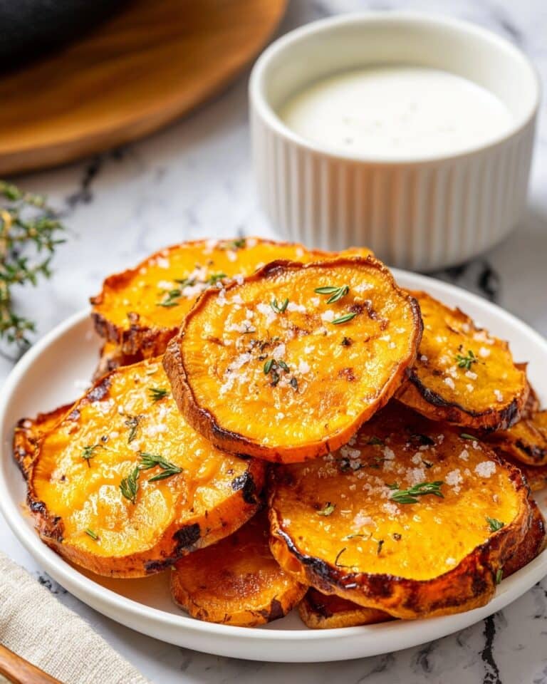 Crispy Smashed Sweet Potatoes Recipe