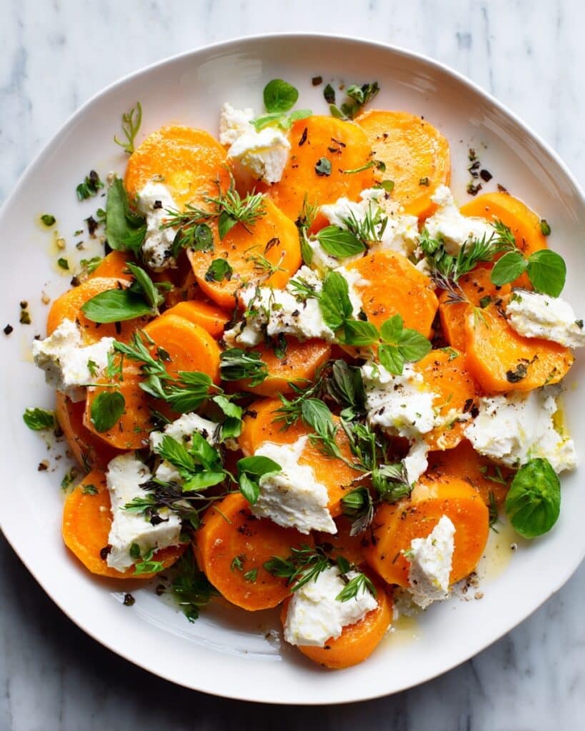 Roasted Carrots with Whipped Ricotta Recipe