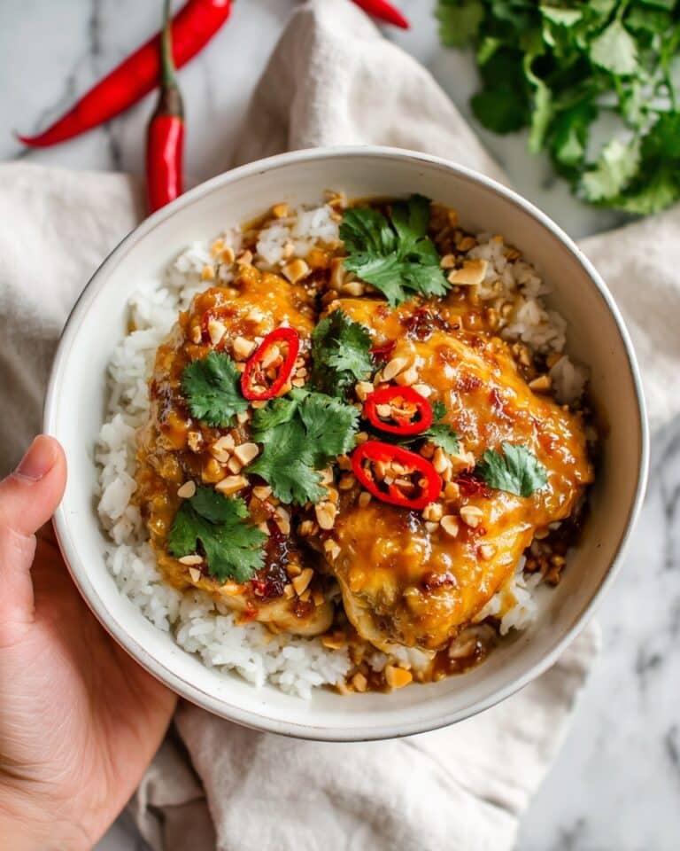Chicken Satay Rice Bowls Recipe