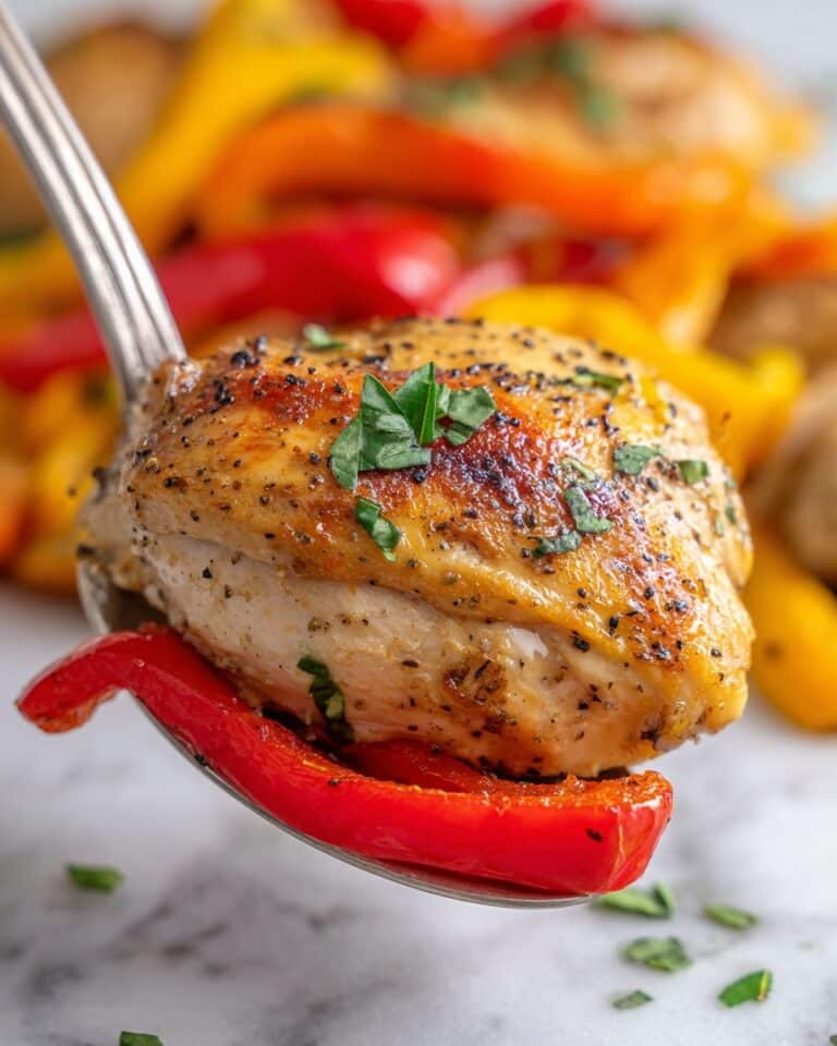 Balsamic Chicken and Peppers Recipe