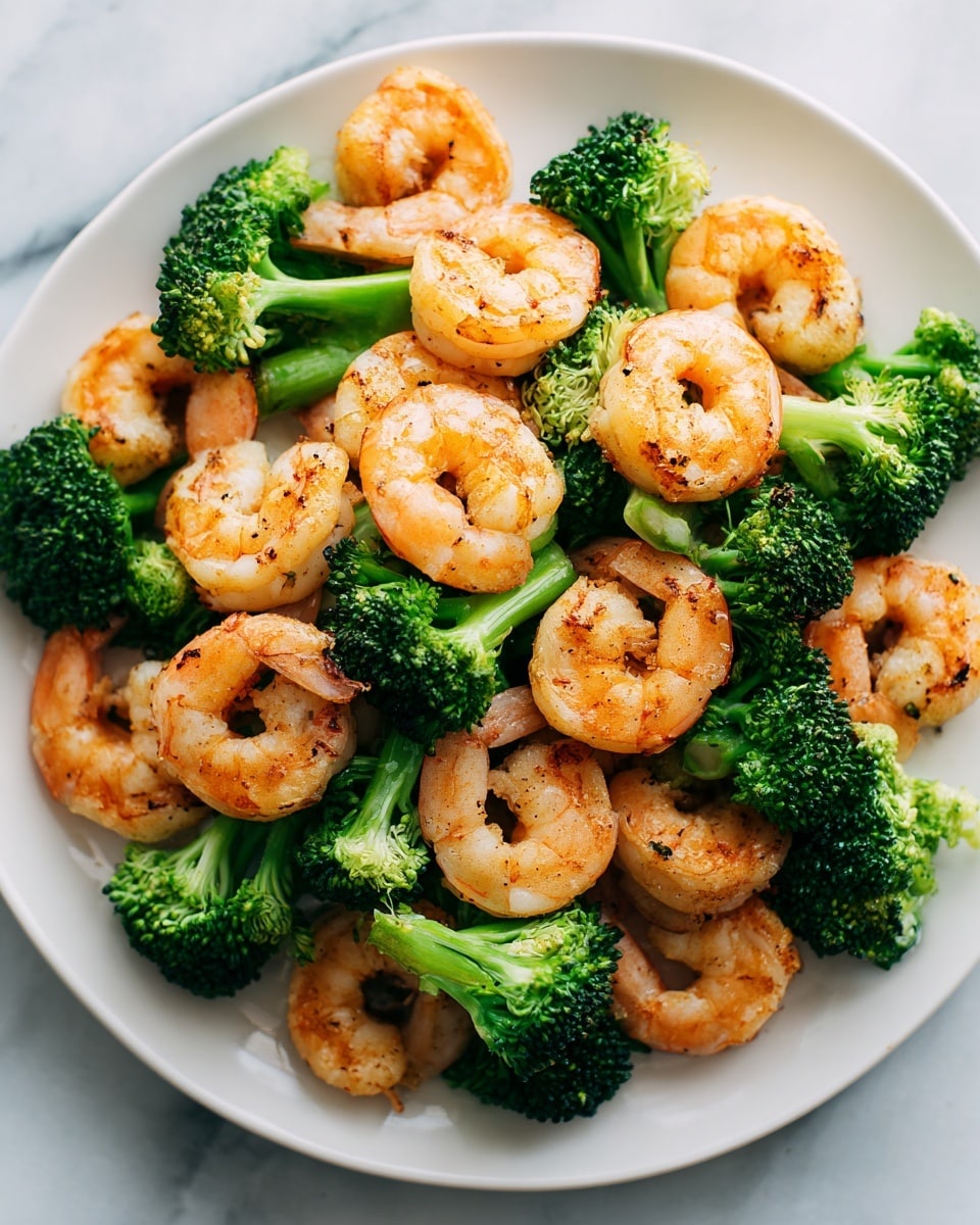 Shrimp and Broccoli Stir-Fry in Garlic Sauce Recipe - Recipe Image