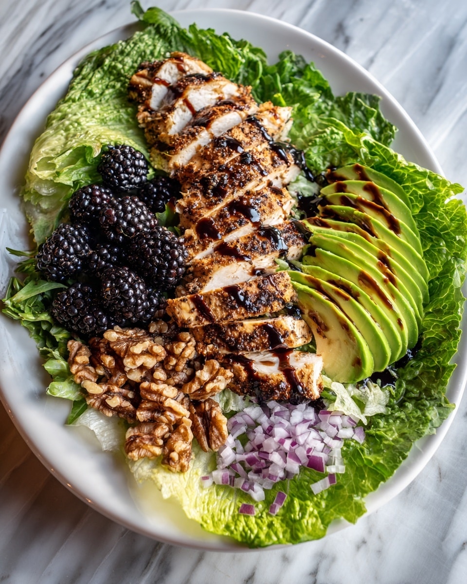 Blackberry Chicken Salad Recipe - Recipe Image