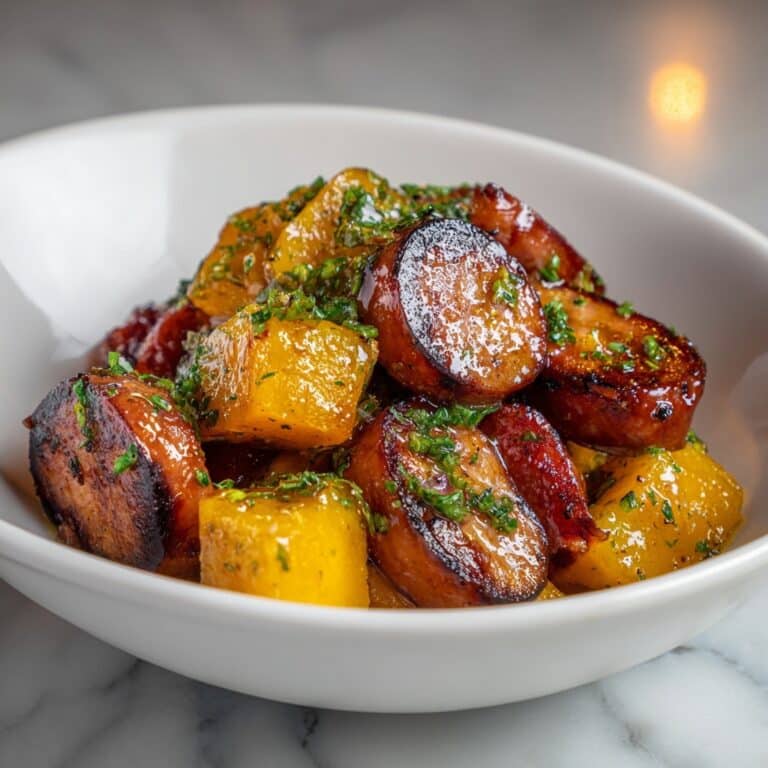 Sausage Sweet Potatoes Honey Garlic: A Delicious One-Pan Recipe for Easy Weeknight Dinners Recipe
