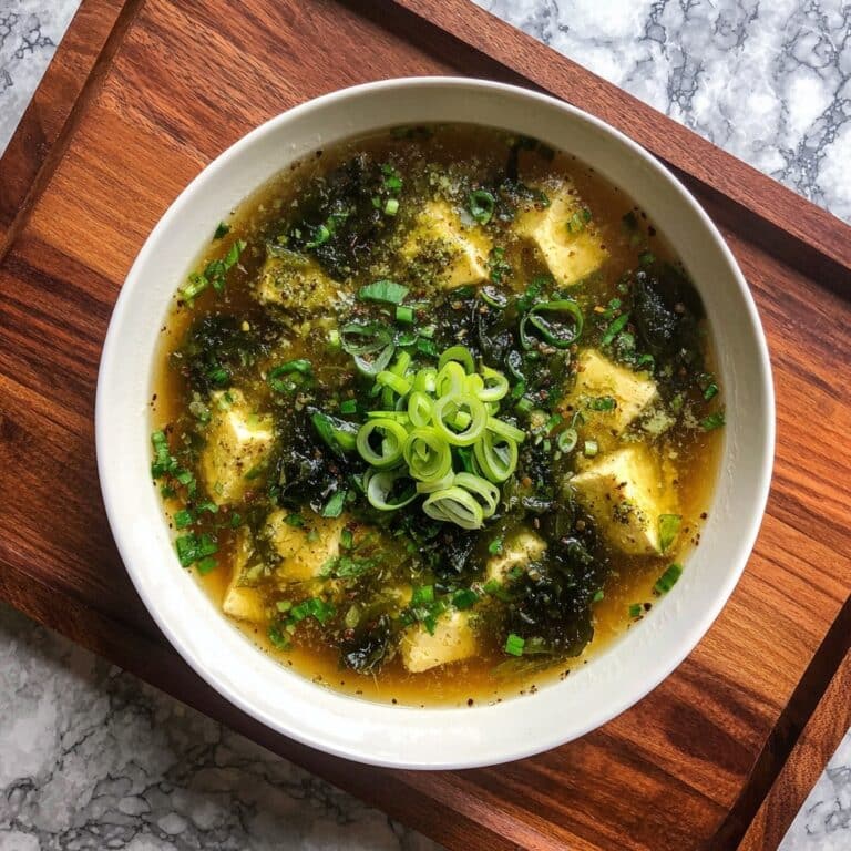 Homemade Miso Soup with Tofu Recipe