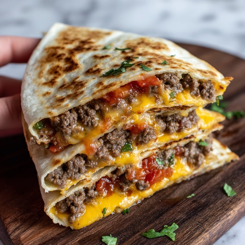 Quesadilla Burgers Recipe