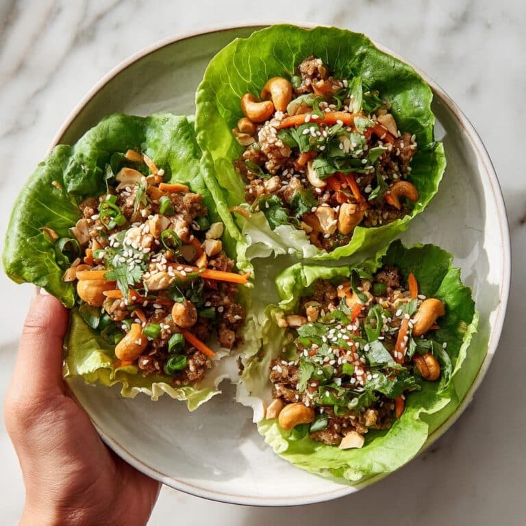 Thai Chicken Lettuce Wraps Recipe