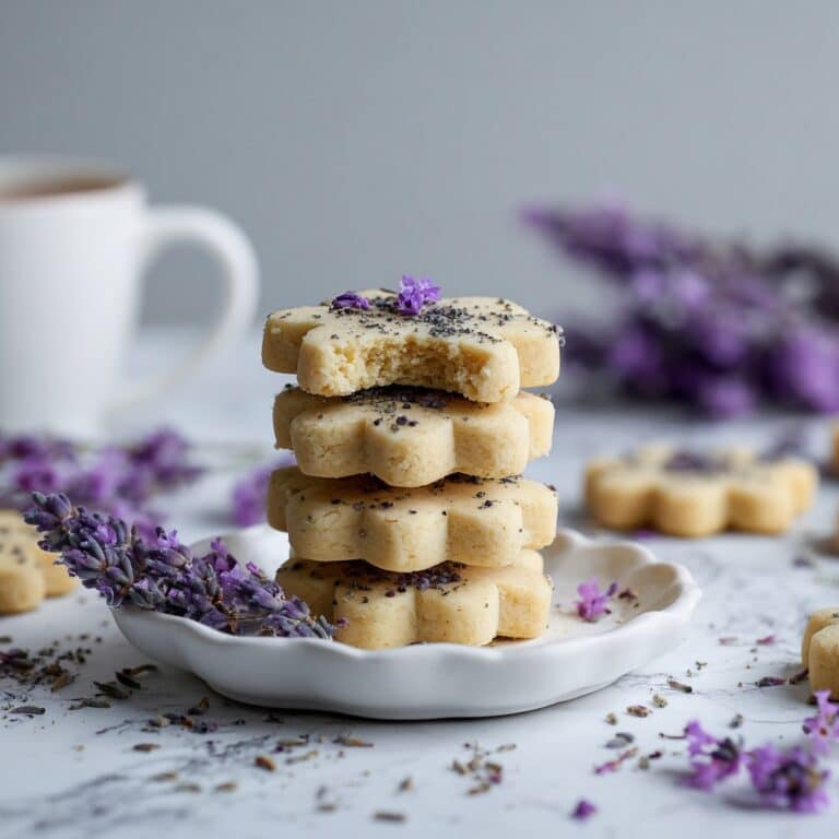 Lavender Shortbread Cookies Recipe