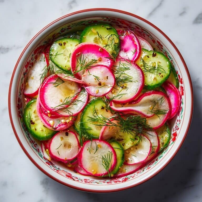 Dewy Dill Delight Radish and Cucumber Salad Recipe