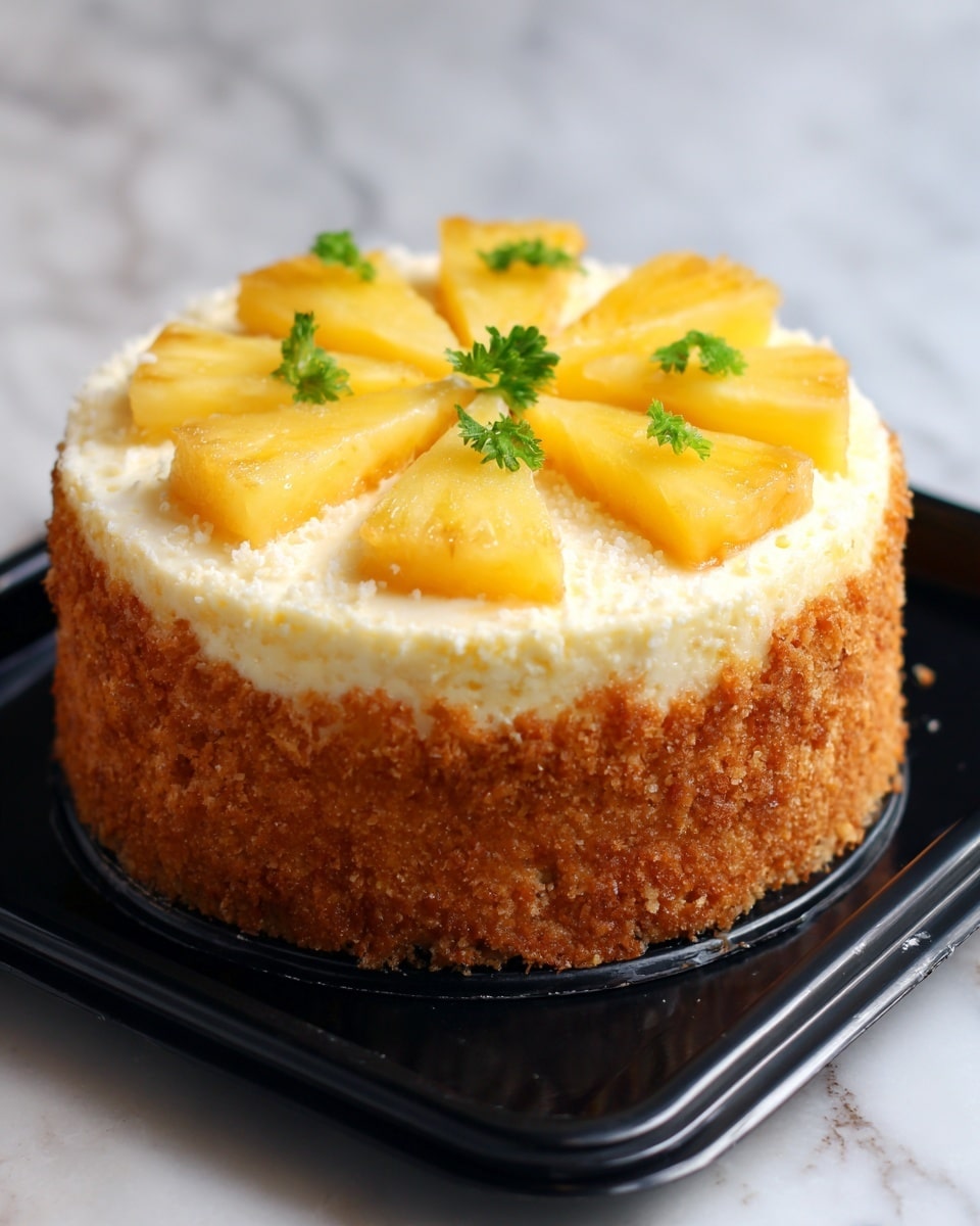Pineapple Cream Cheese Pound Cake Recipe - Recipe Image