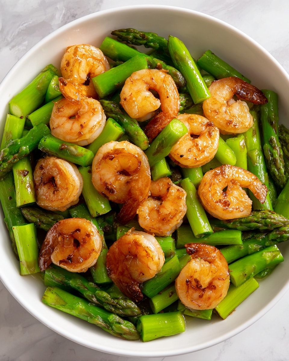Shrimp and Asparagus Stir Fry Recipe - Recipe Image
