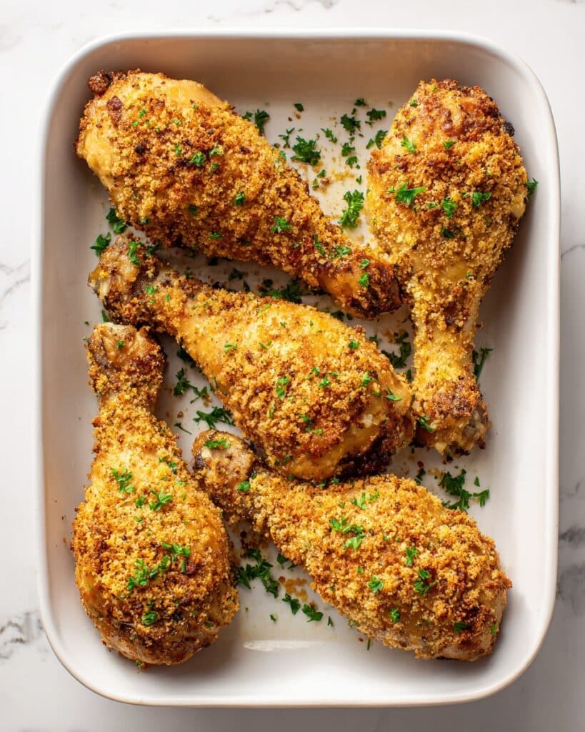Garlic Parmesan Chicken Legs Recipe