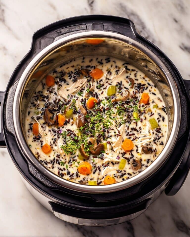Slow Cooker Creamy Chicken and Wild Rice Soup Recipe