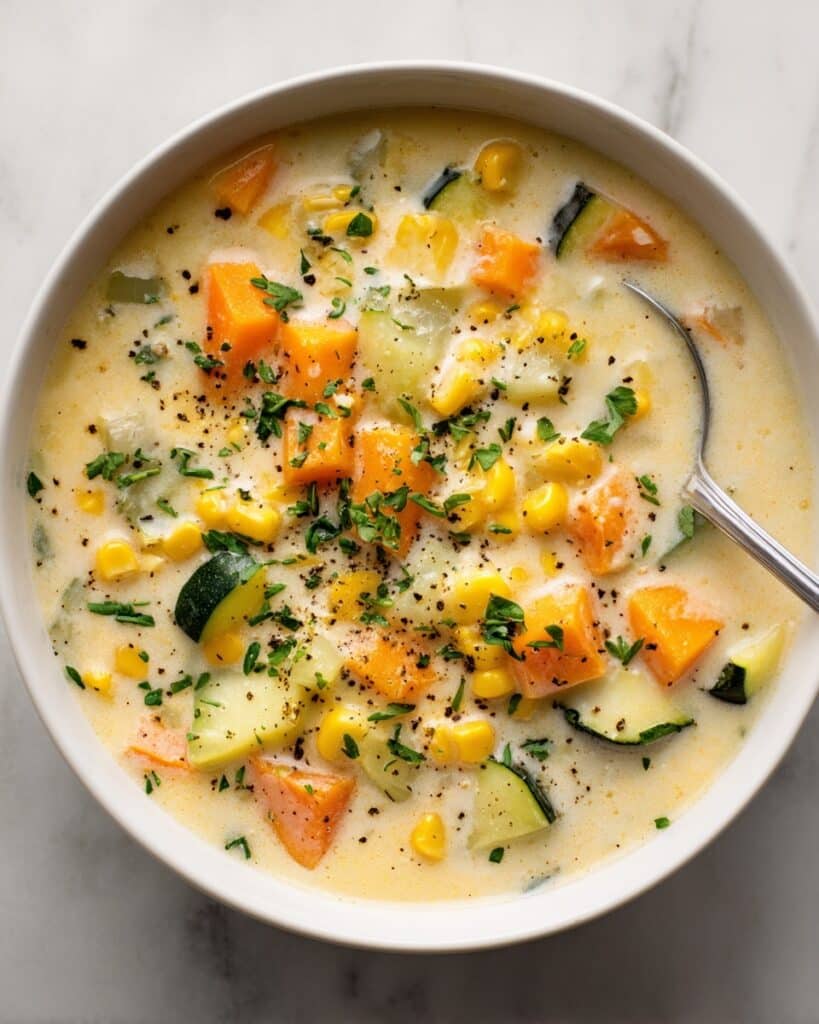 Zucchini Corn Chowder Recipe