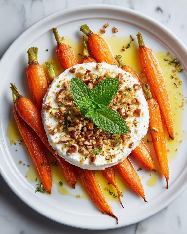 Roasted Carrots with Whipped Ricotta and Hot Honey Recipe