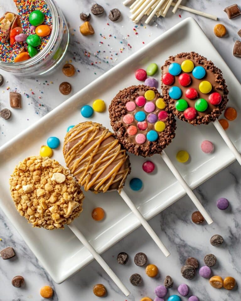 Sliced Caramel Apple Pops Recipe