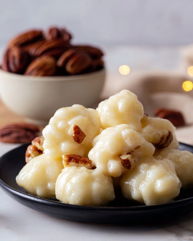 Easy Vanilla Pecan Pralines Recipe