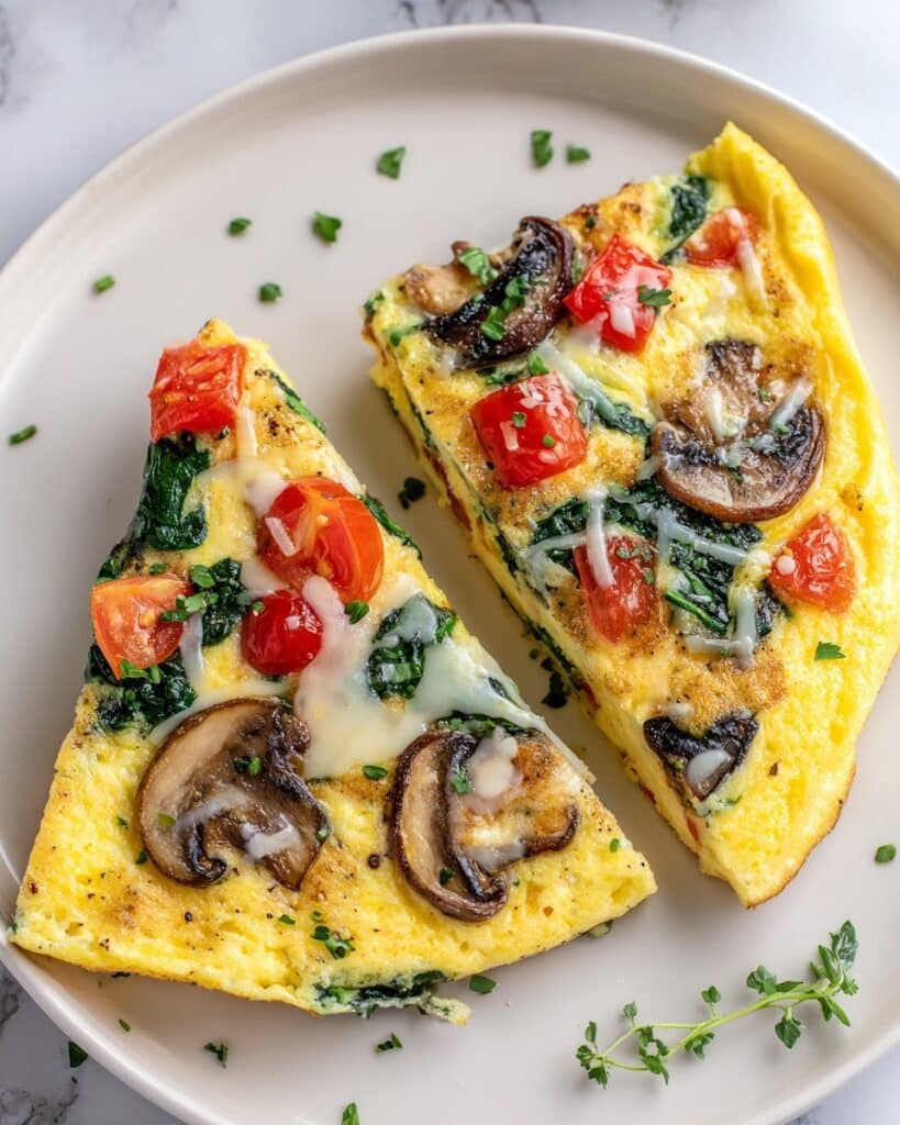 Cheesy Veggie Loaded Omelette Bomb Recipe