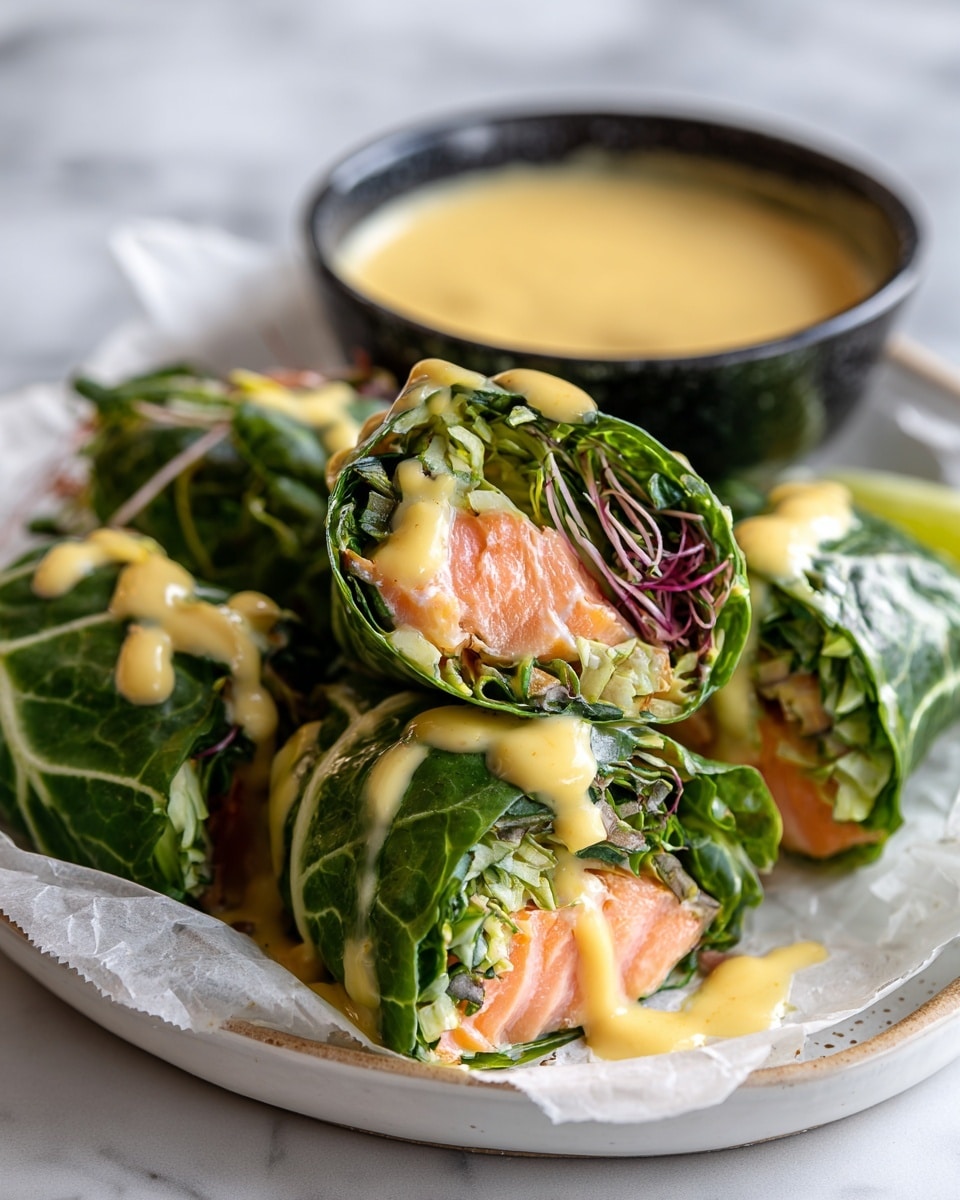 Blackened Salmon Caesar Wraps Recipe - Recipe Image