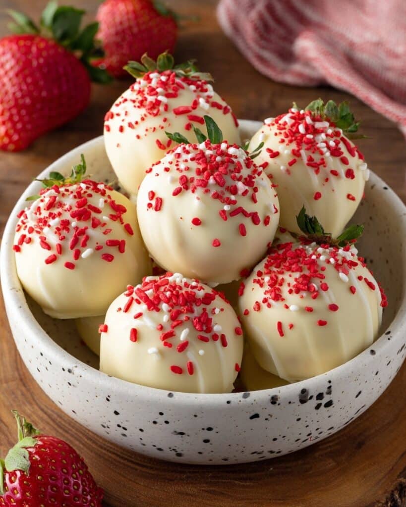 Strawberry Cake Balls Recipe