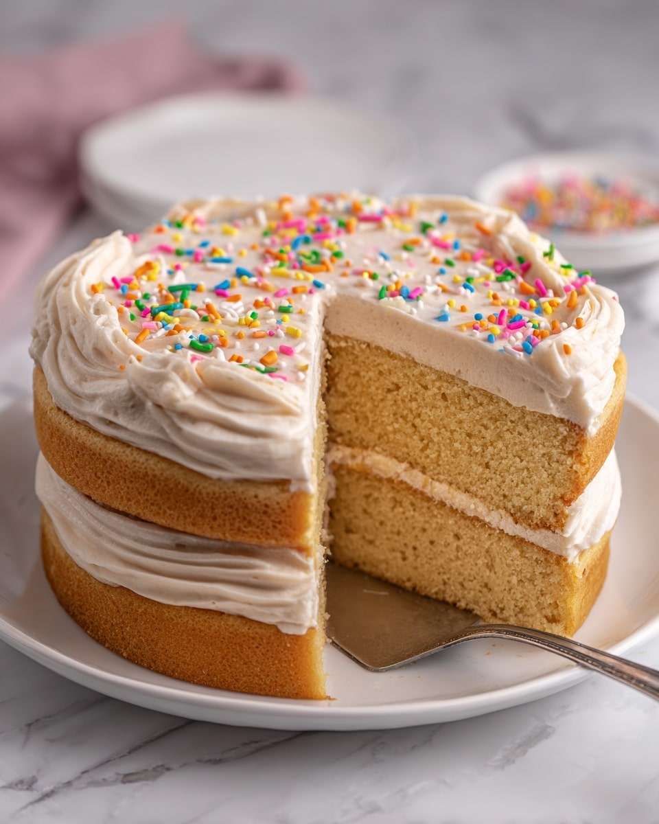Funfetti Layer Cake Recipe - Recipe Image