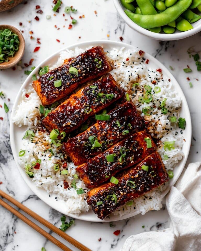 Honey Garlic Salmon Bites Recipe