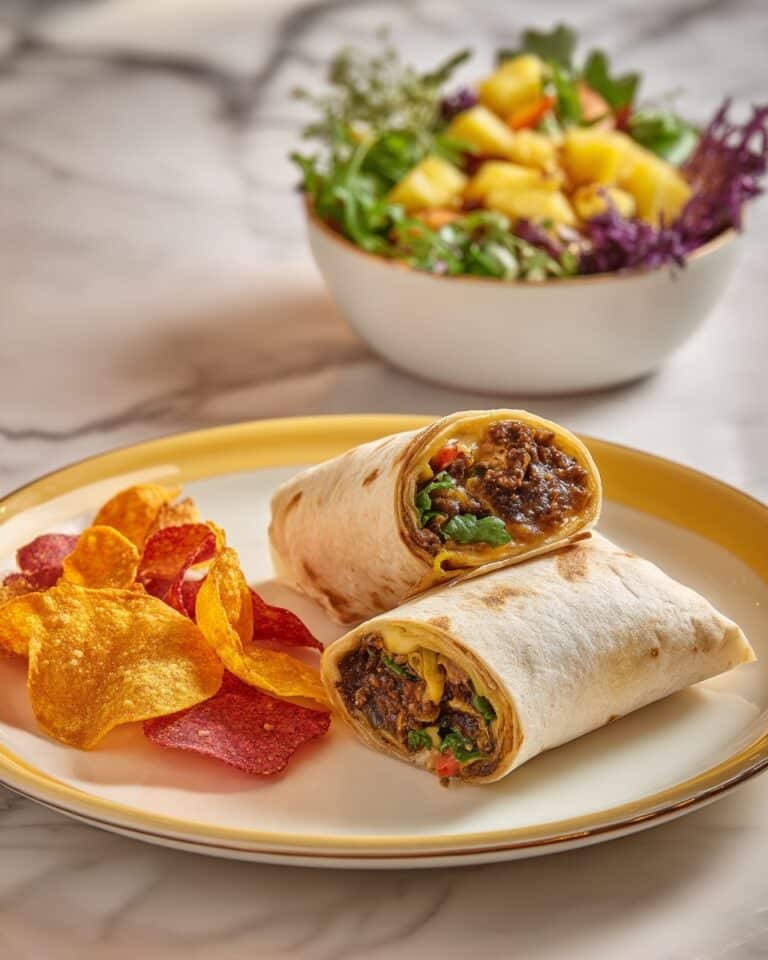 Ground Beef Tortilla Wraps Recipe