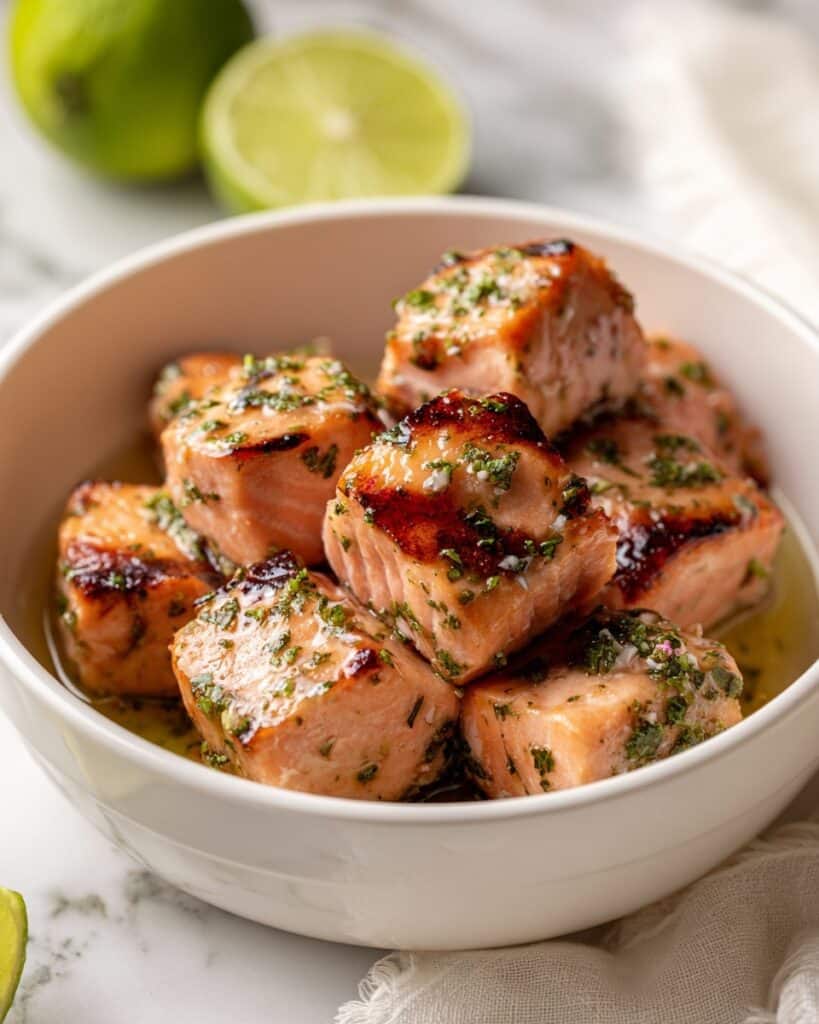 Air Fryer Bang Bang Salmon Bites Recipe
