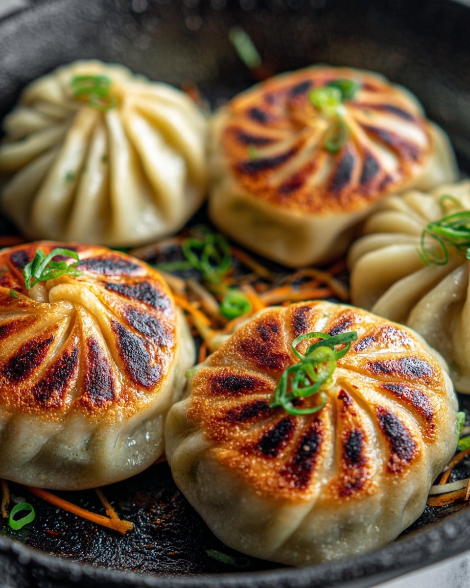 Pan-Fried Cabbage and Noodle Buns Recipe - Recipe Image