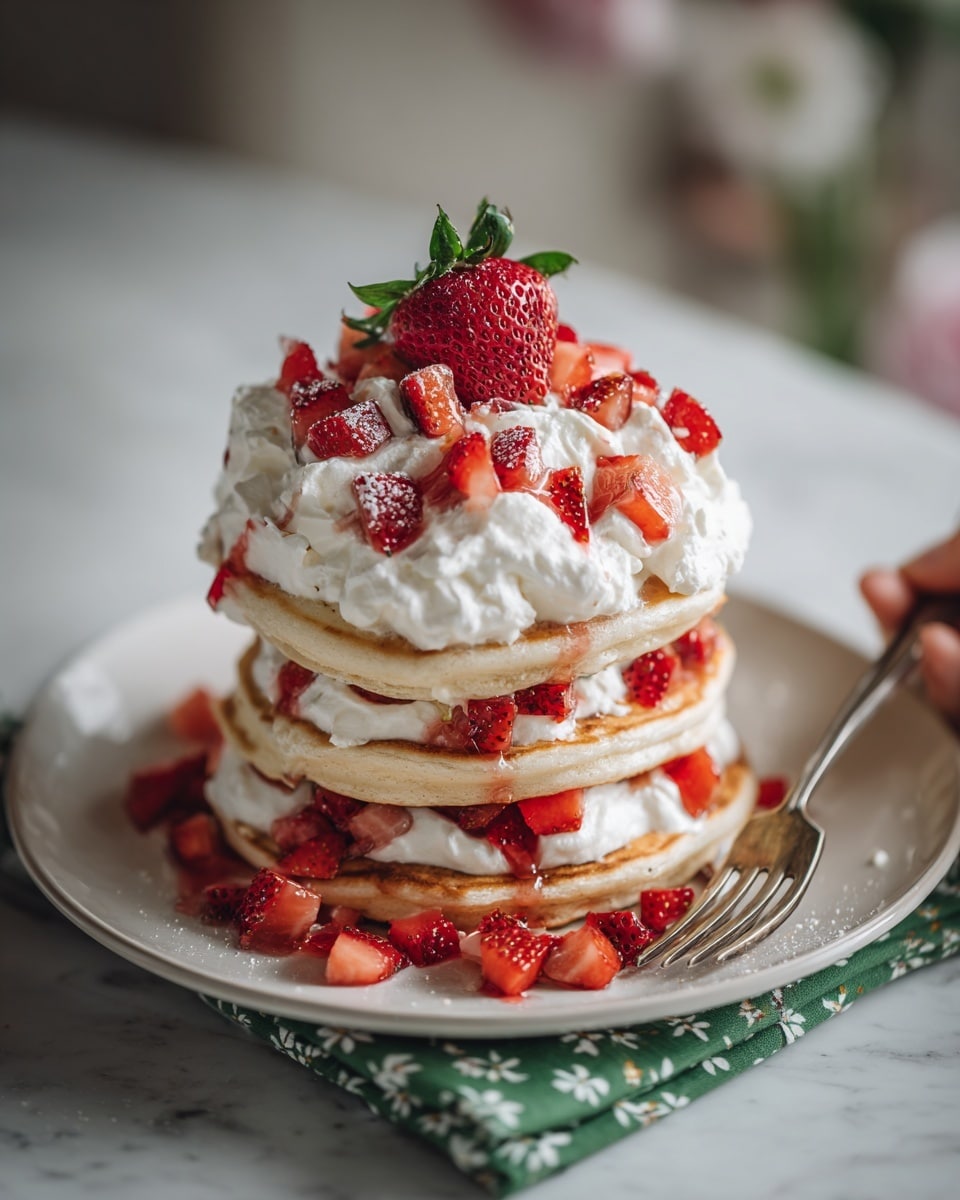 Strawberry Shortcake Pancakes Recipe - Recipe Image