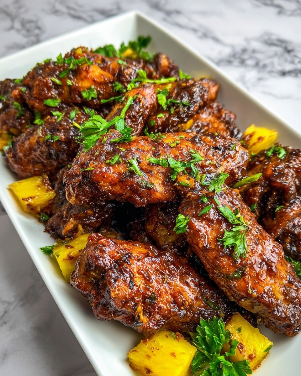 Baked Jamaican Chicken Wings Recipe - Recipe Image