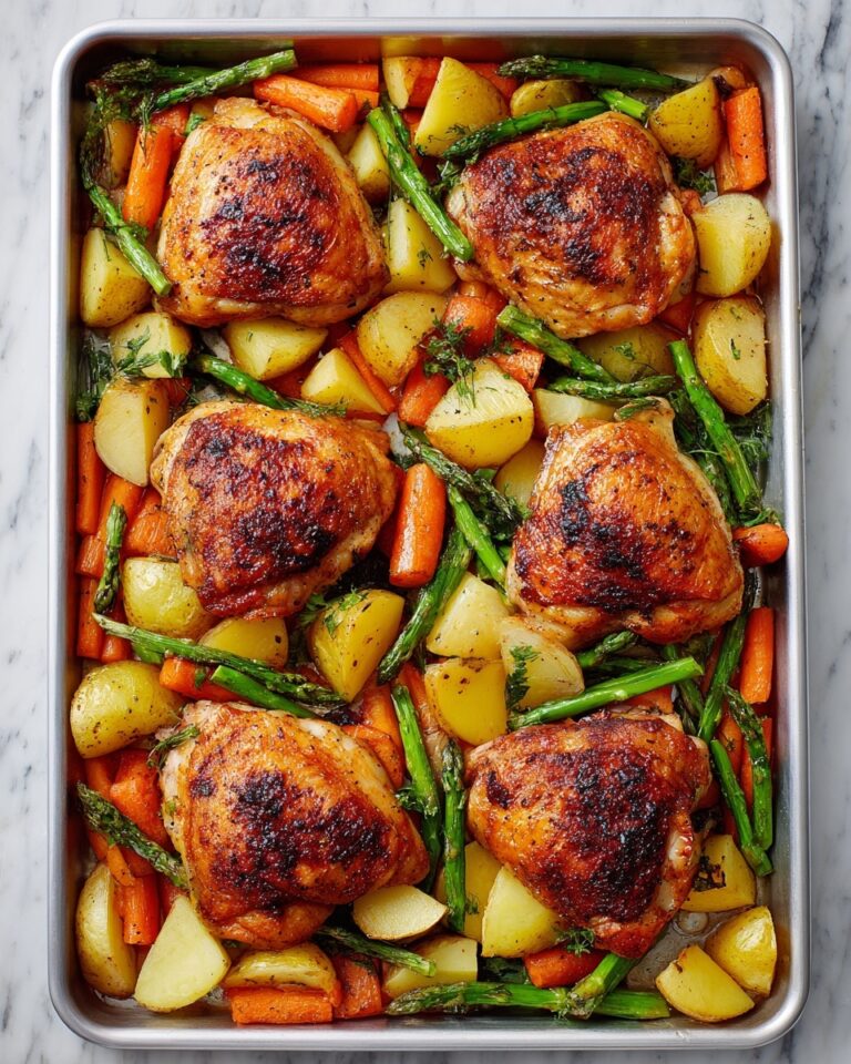 One-Pan Herb Roasted Vegetables & Chicken Recipe
