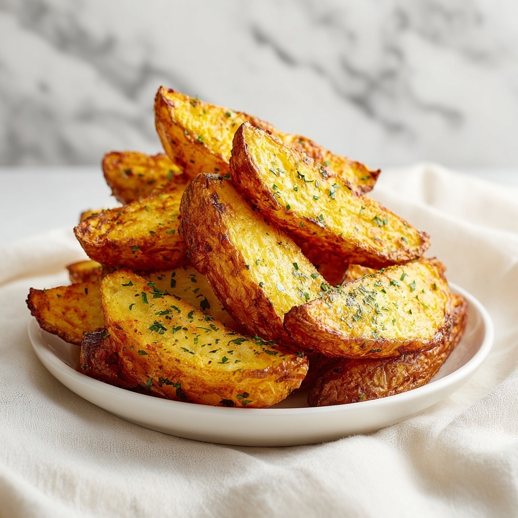 Crispy Oven-Baked Potato Wedges with Seasoning Recipe