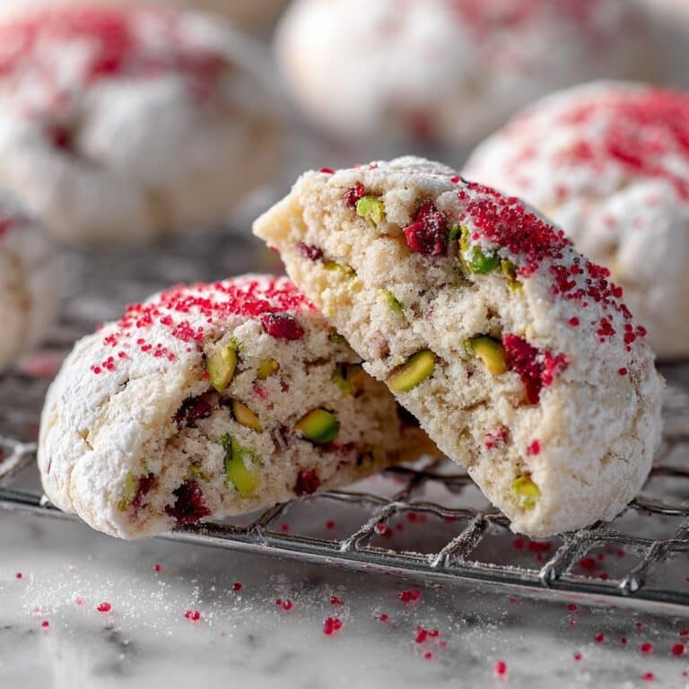 Cherry Pistachio Snowballs Recipe