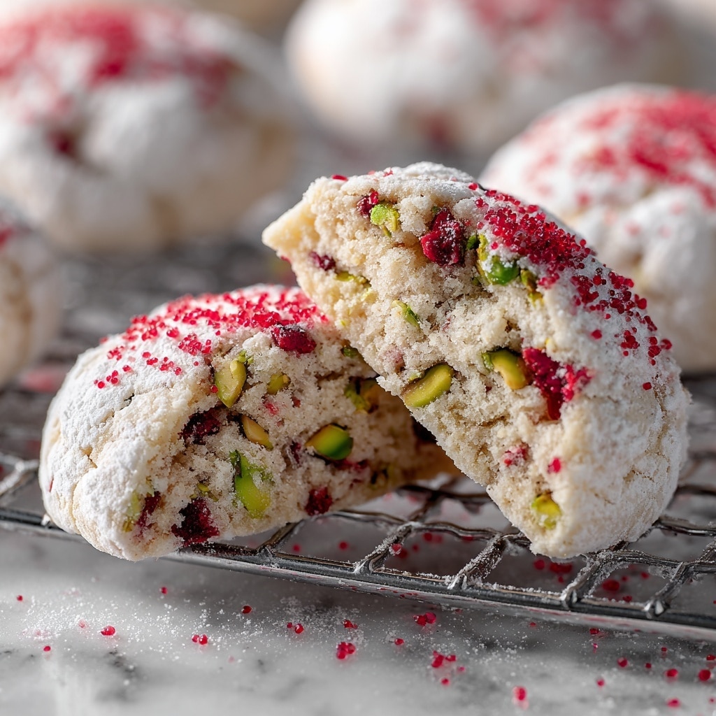 Cherry Pistachio Snowballs Recipe