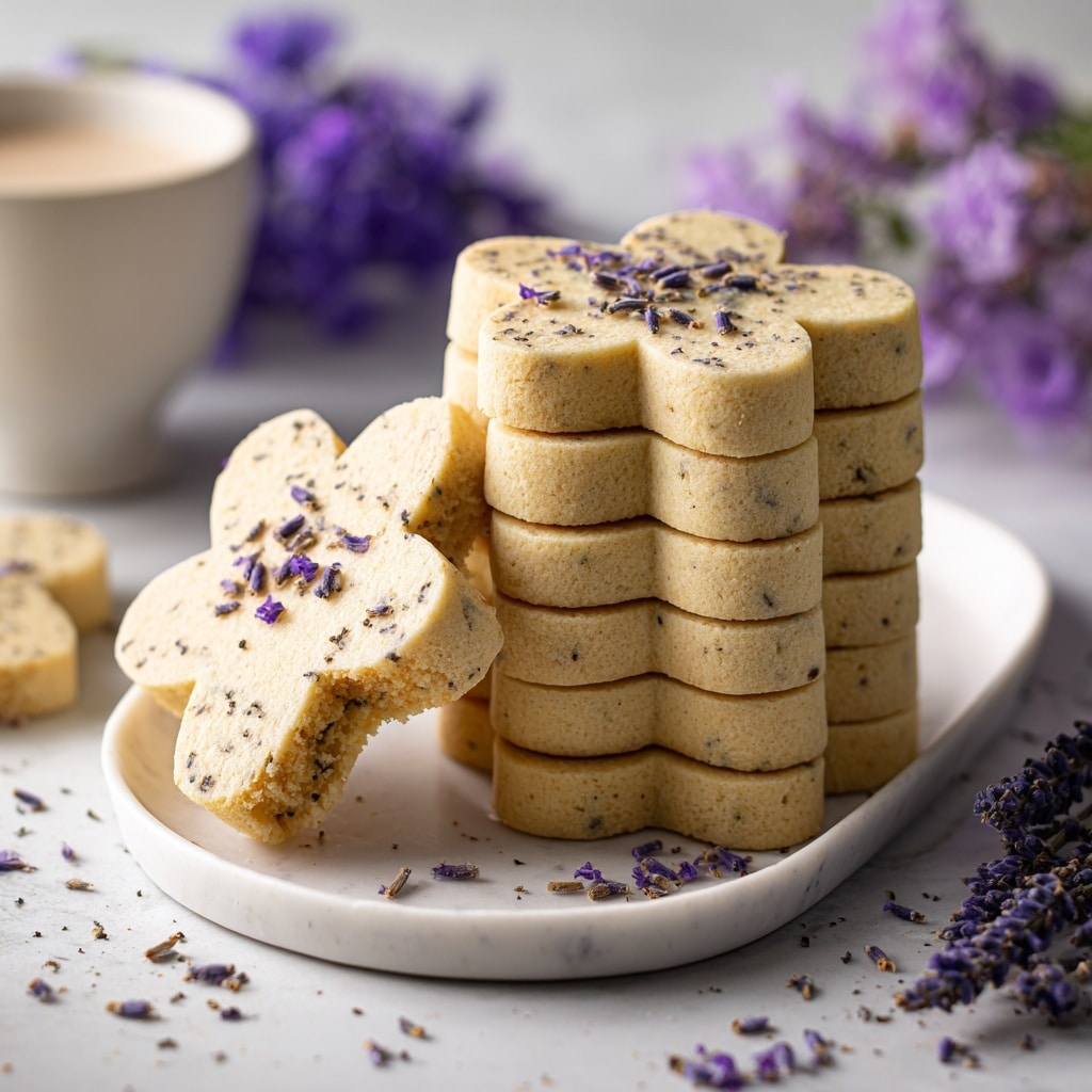 Lavender Shortbread Cookies Recipe - Recipe Image