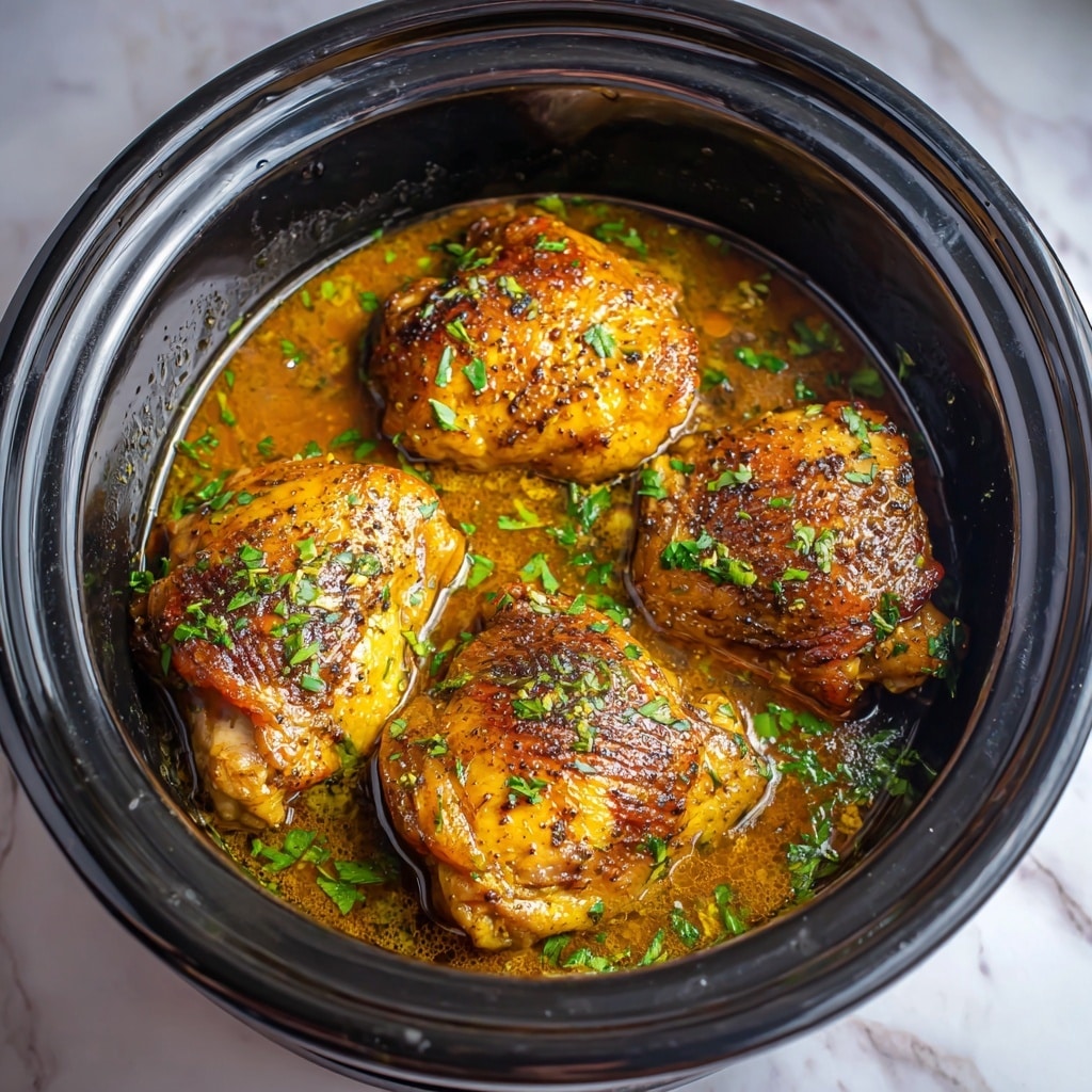 Slow Cooker Brown Sugar Garlic Chicken Recipe - Recipe Image