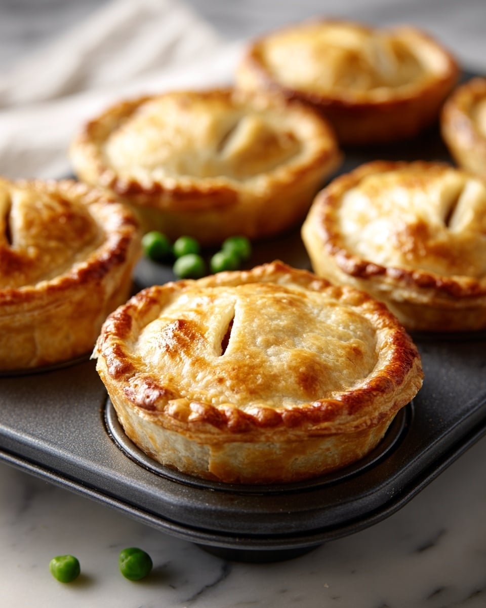 Muffin Tin Chicken Pot Pies Recipe - Recipe Image