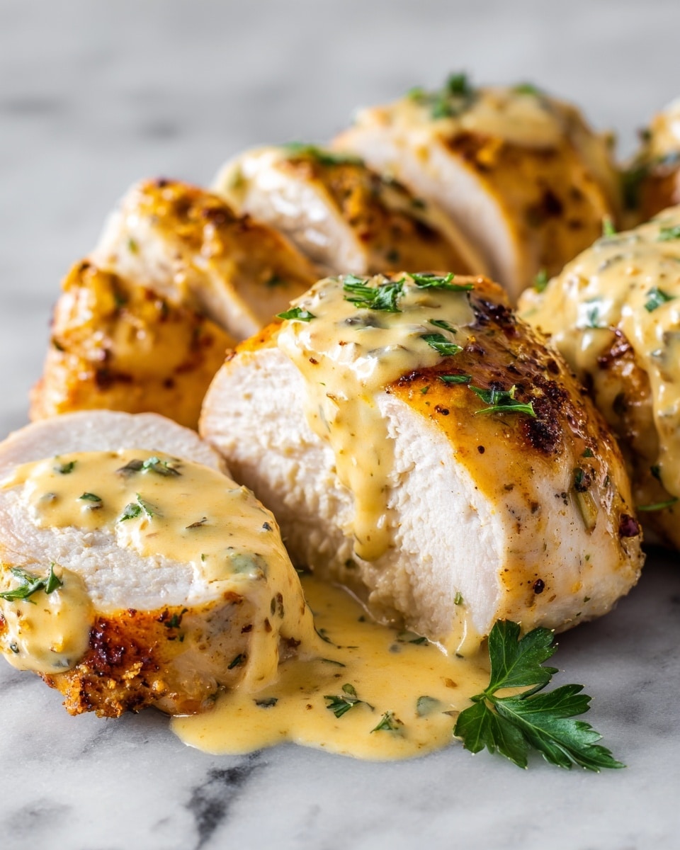 Chicken Wraps with a Garlic Cream Sauce Recipe - Recipe Image