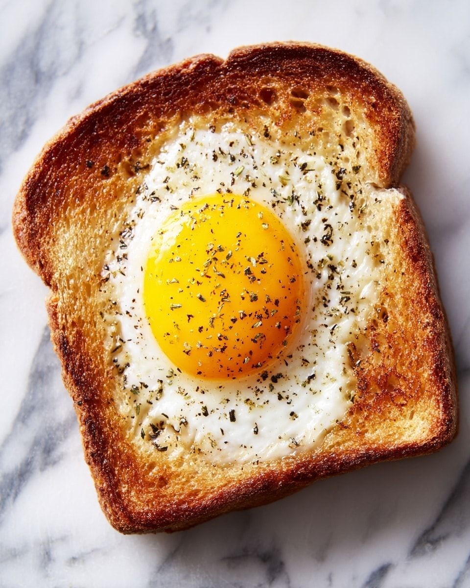 Air Fryer Egg and Cheese Toast Recipe - Recipe Image