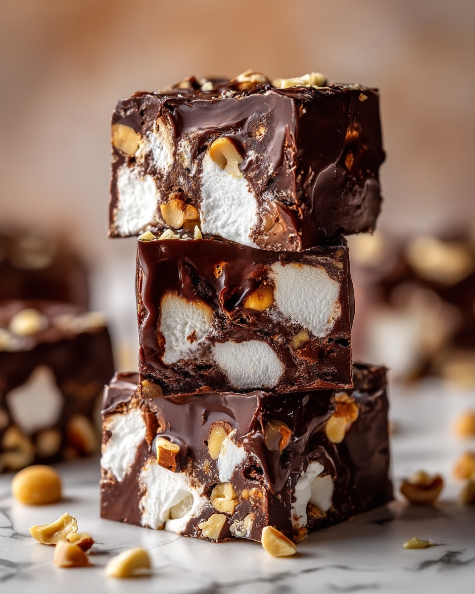 Rocky Road Candy Recipe - Recipe Image